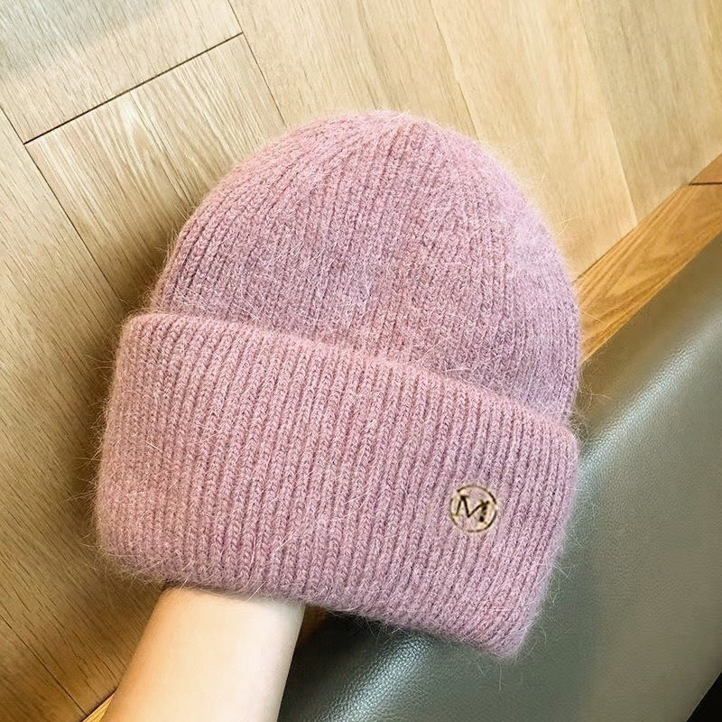 Wholesale  Knitted Hat with Fleece Large Head Circumference Beanie